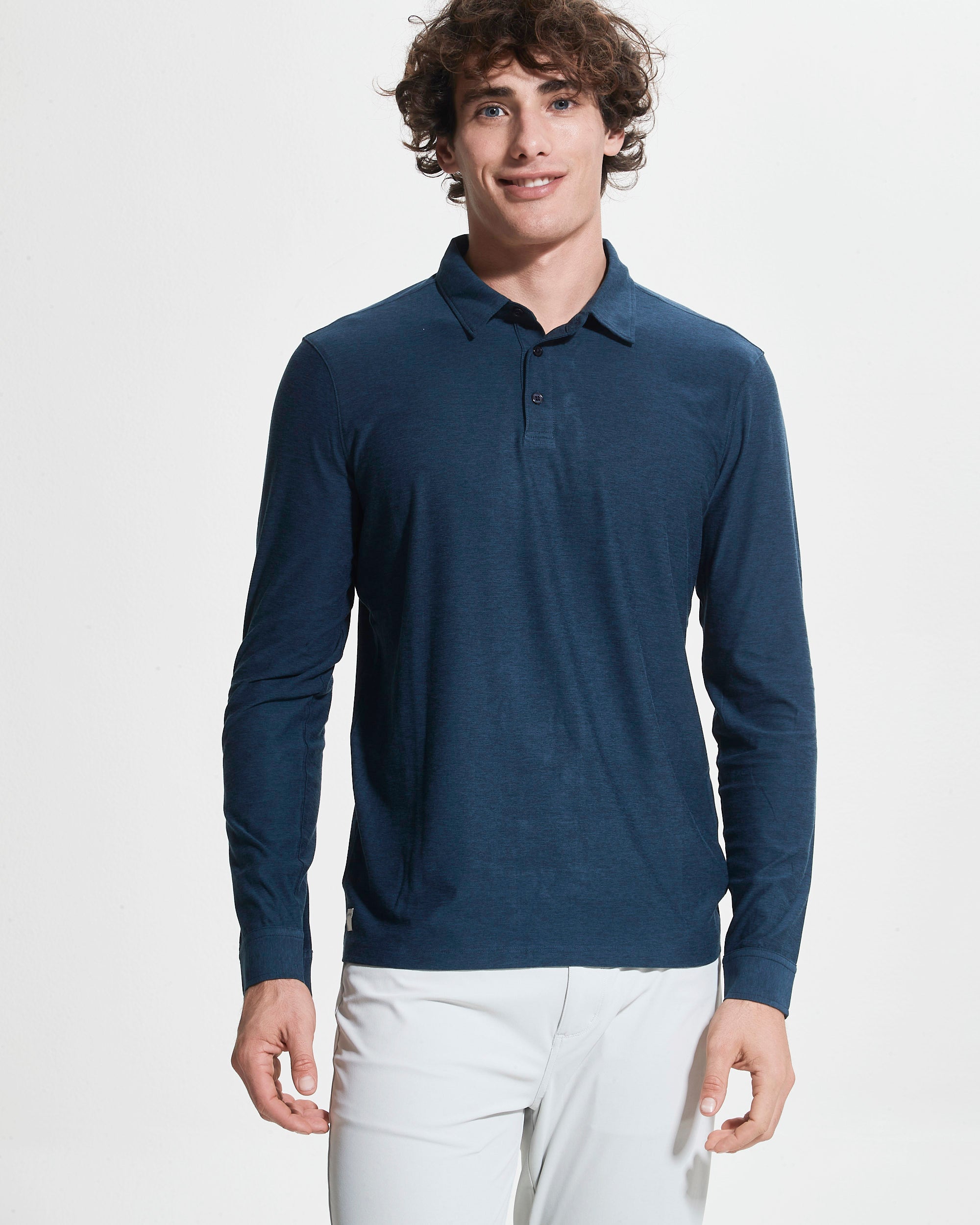 AptySoft™ Long Sleeve Polo