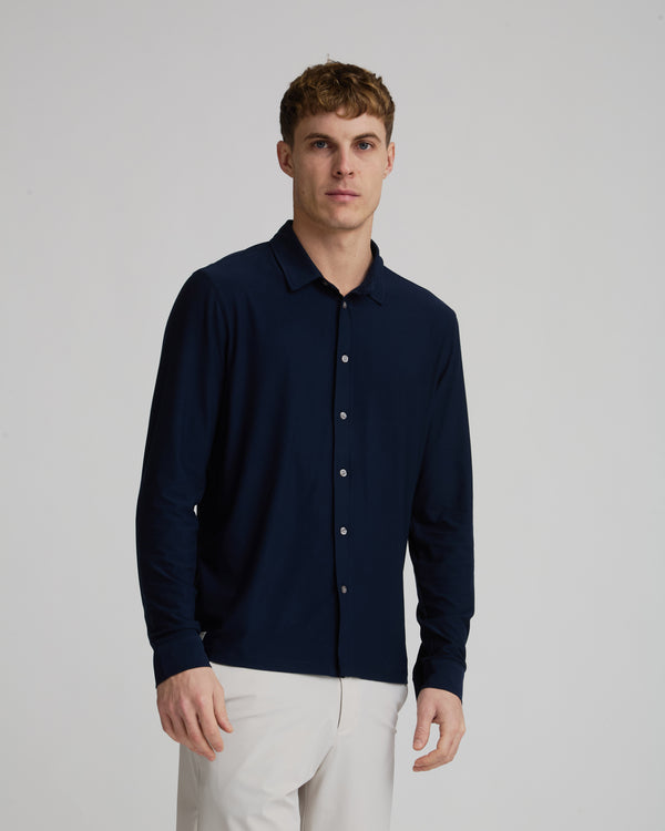 AptySoft™ Long Sleeve Polo Shirt